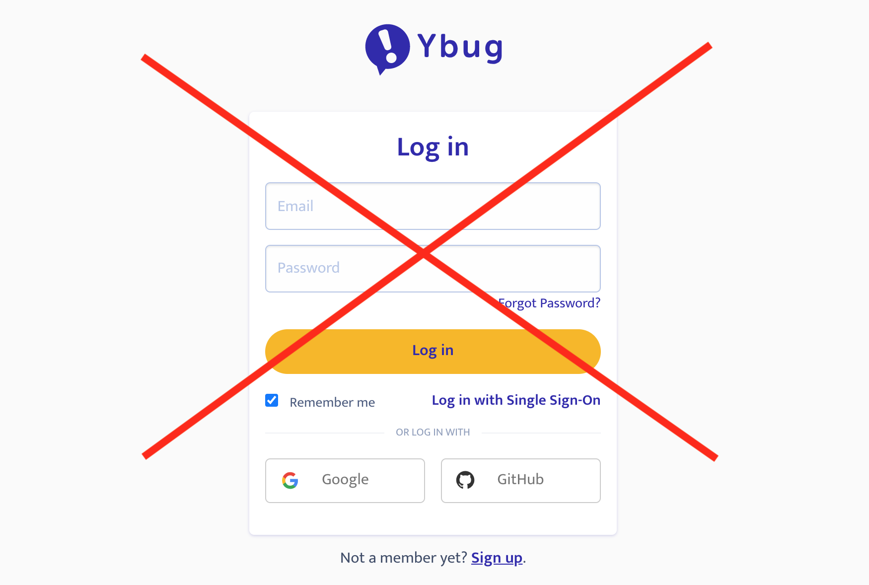 No more logging in for Ybug browser extension!